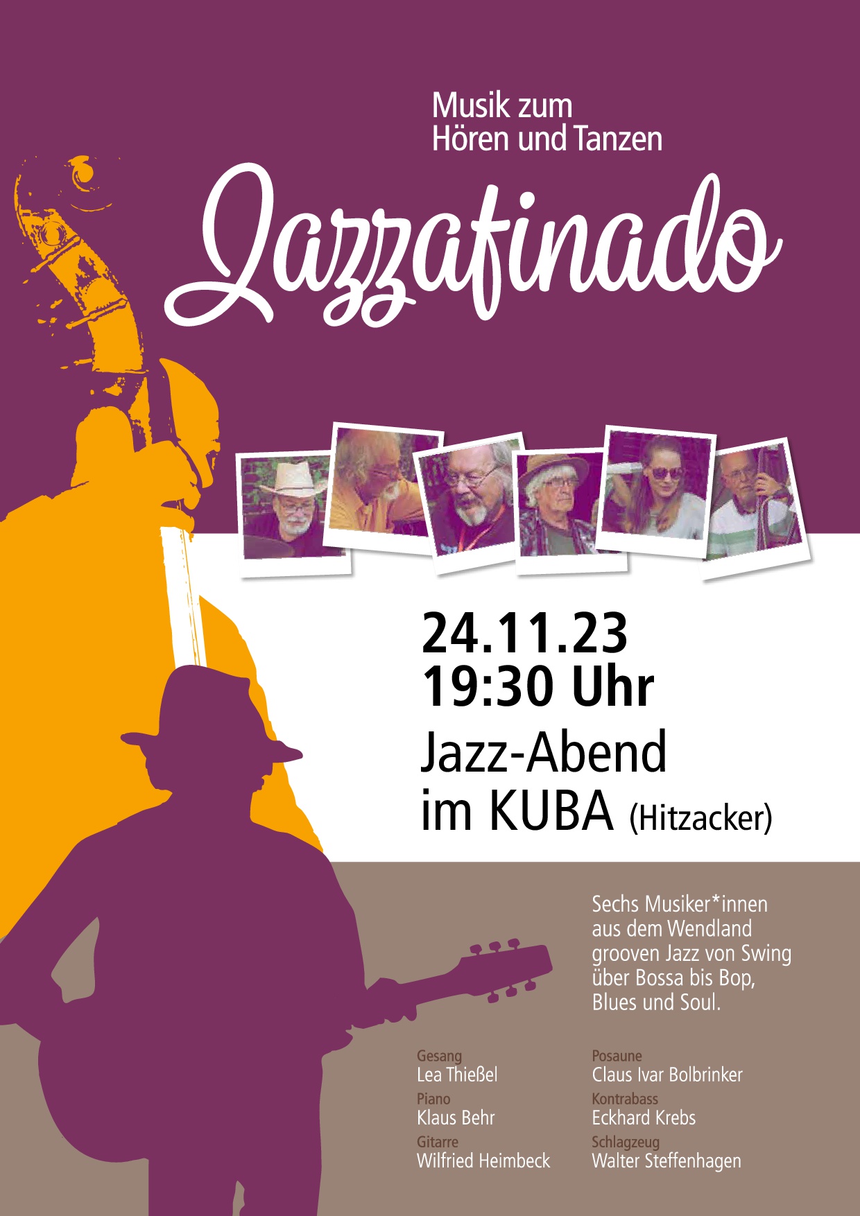 Jazzafinado am 24.11.23 um 19:30 Uhr