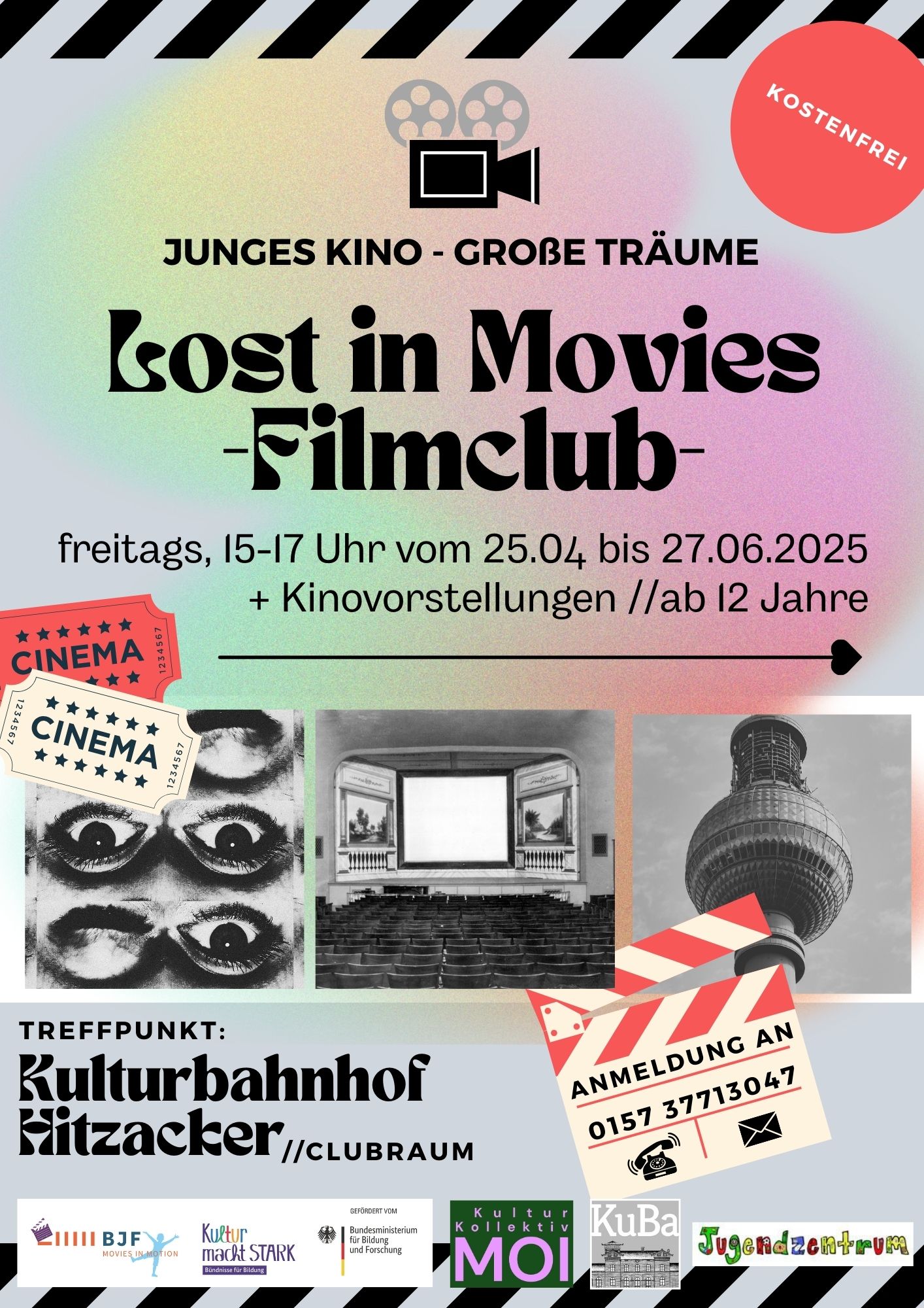 Lost in Movies – Filmclub – ab dem 25.04.25 von 15:00 bis 17:00 Uhr
