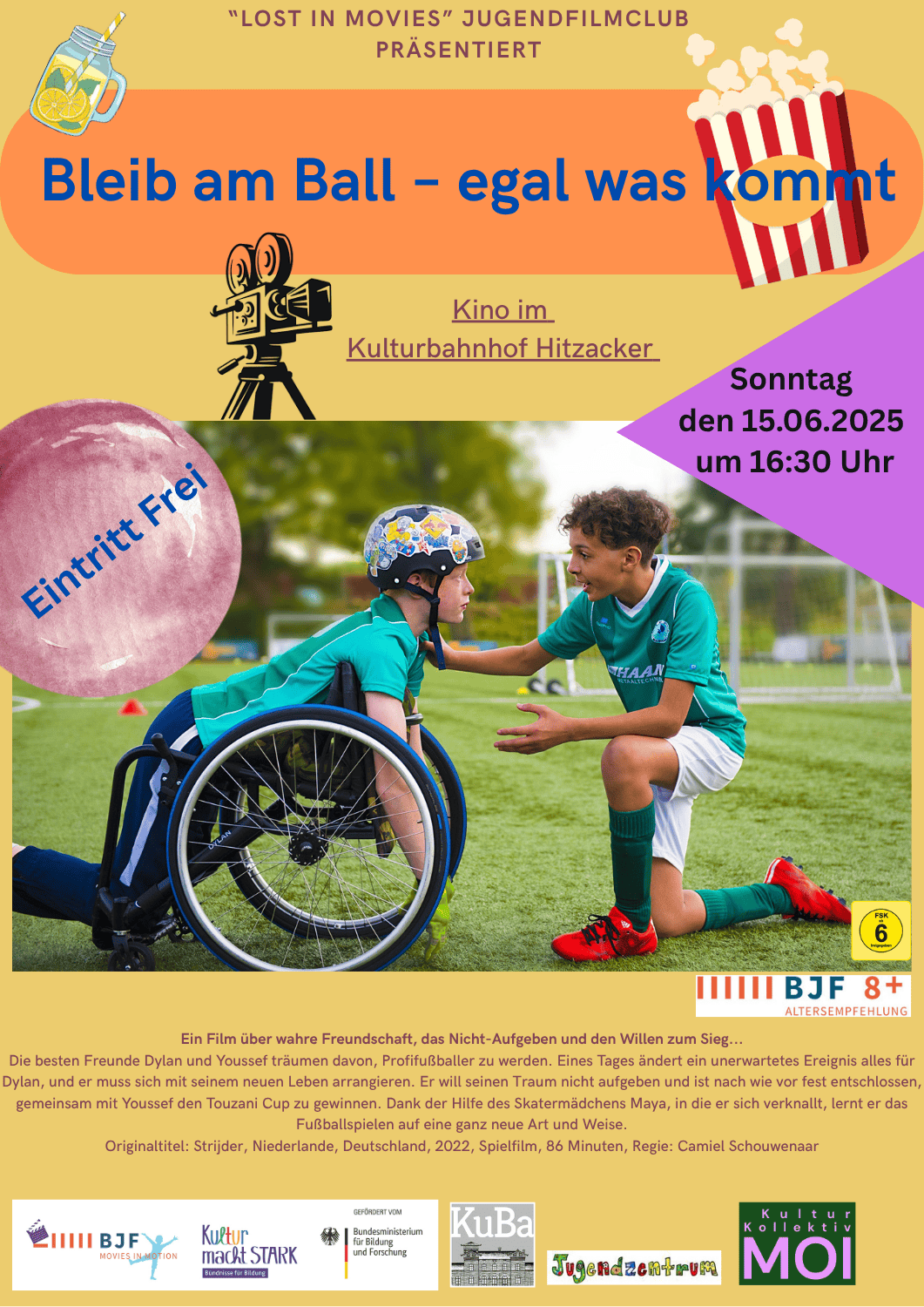 Kino im KuBa am 15.06.25 um 16:30 Uhr