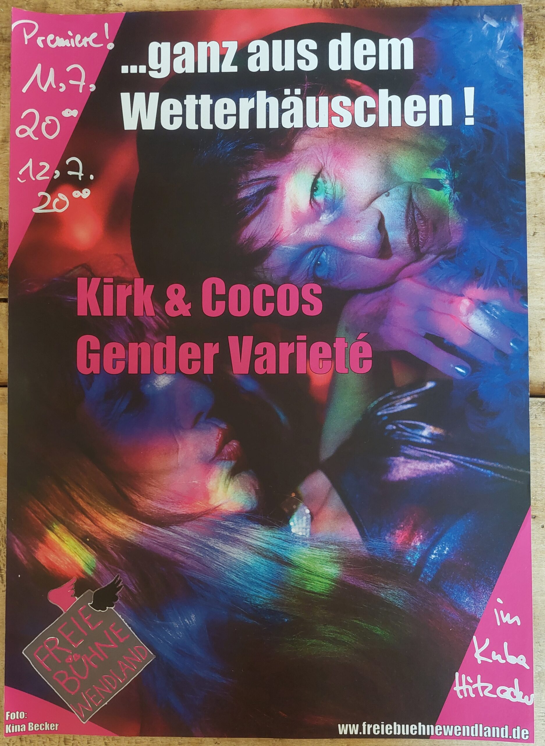 … GANZ AUS DEM WETTERHÄUSCHEN am 11.07.25 und 12.07.25 jeweils um 20:00 Uhr