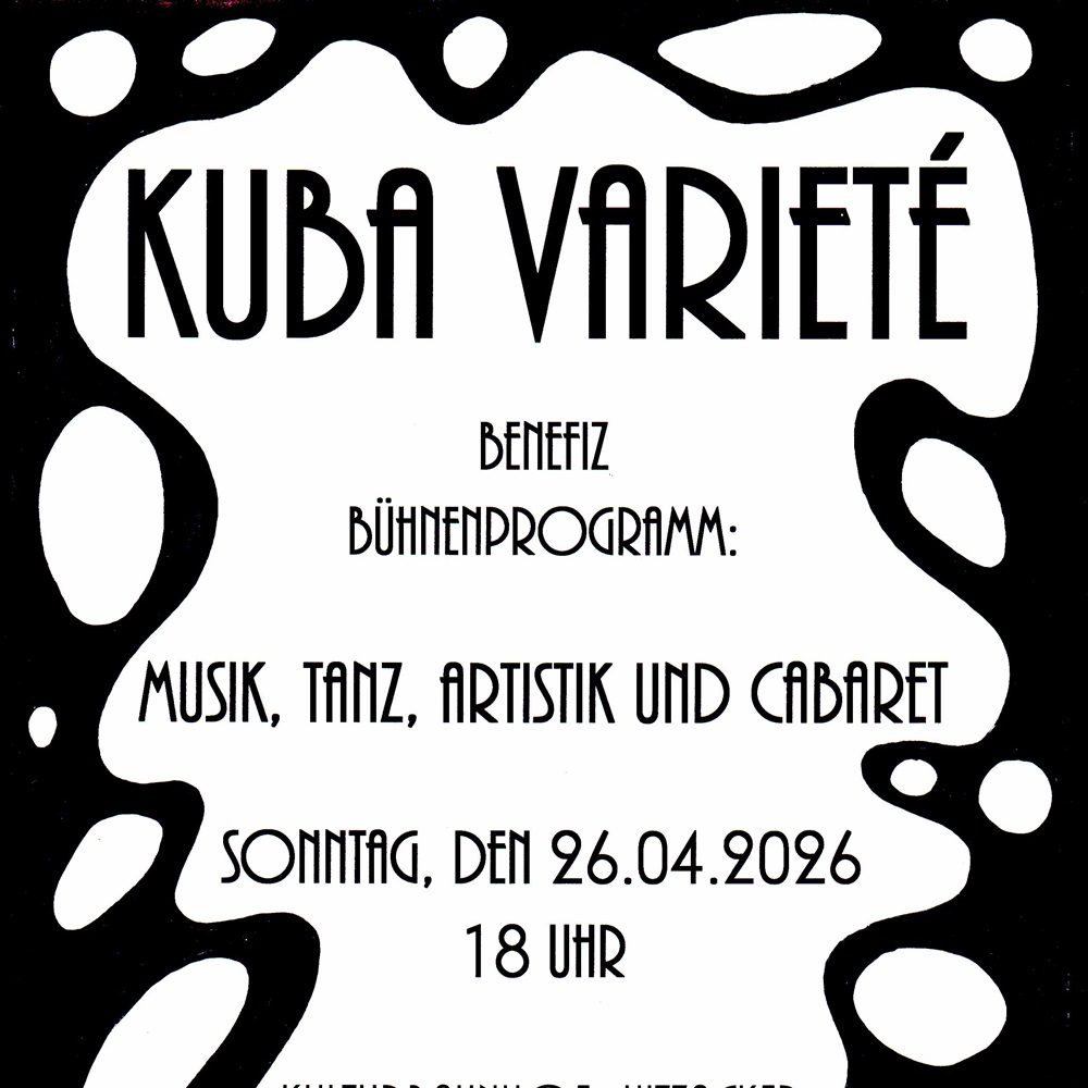 KuBa Varieté  So 26.04.26 | 18:00 Uhr